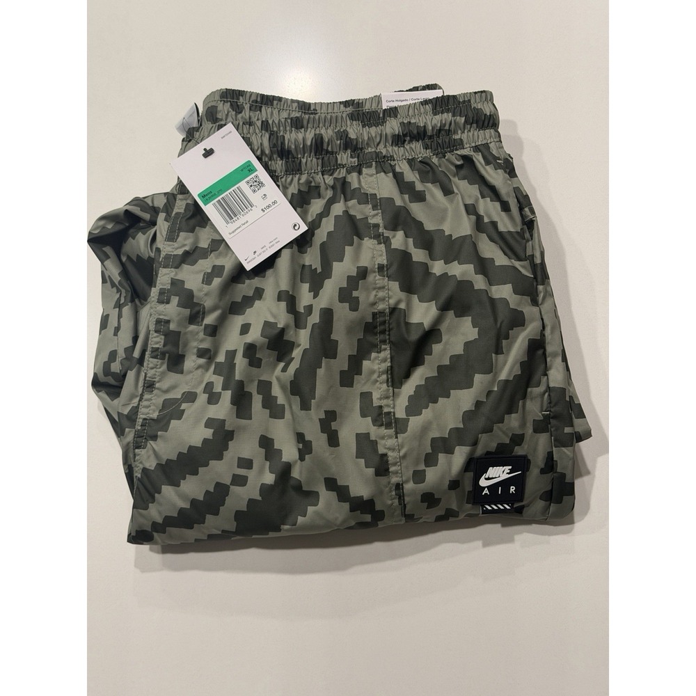 Nike Air Woven Cargo Pants Mens XL Light Army Camo AOP HQ9468-320 NWT